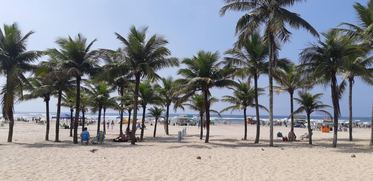Apartamento Kit Net Pe Na Areia Praia Grande  Eksteriør bilde