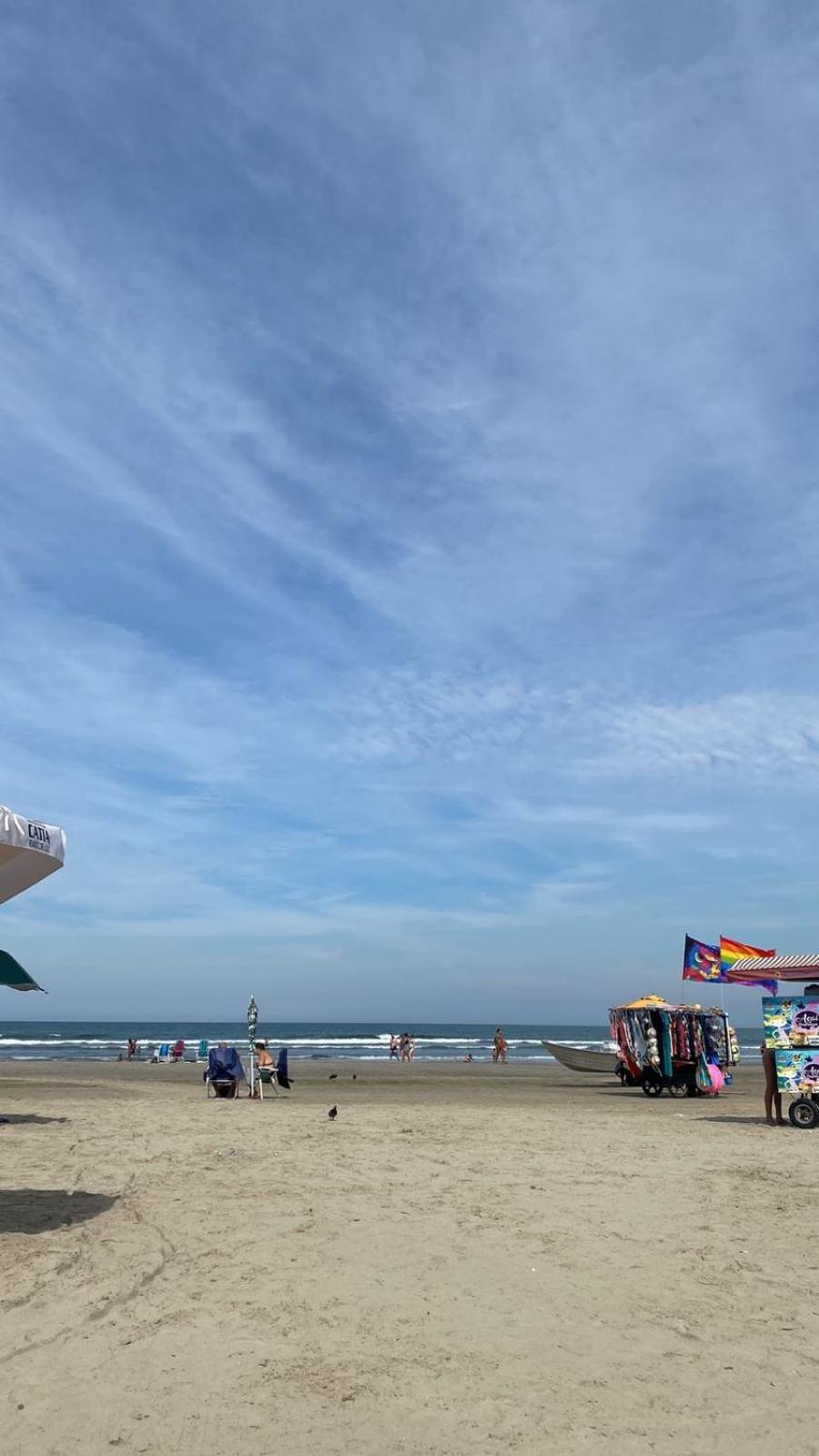 Apartamento Kit Net Pe Na Areia Praia Grande  Eksteriør bilde
